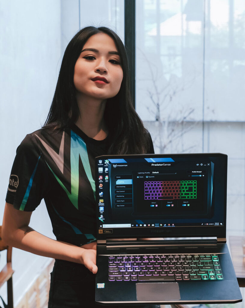 An image heading with the user using a laptop